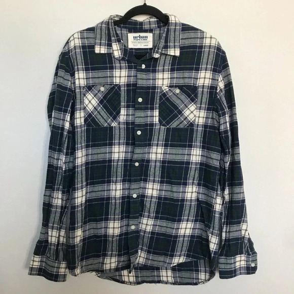 urban pipeline Other - Urban Pipeline Blue Green Plaid Button Down Shirt